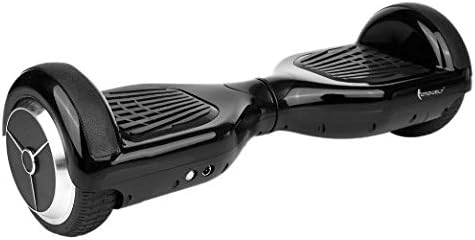 EROVER Two Wheels Smart Self Balancing Scooters Electric Drifting Board Personal Adult Transporter with LED Light (Black)