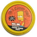 Simpson's Atomic Colour Changing Putty- Bart (Blue Putty)