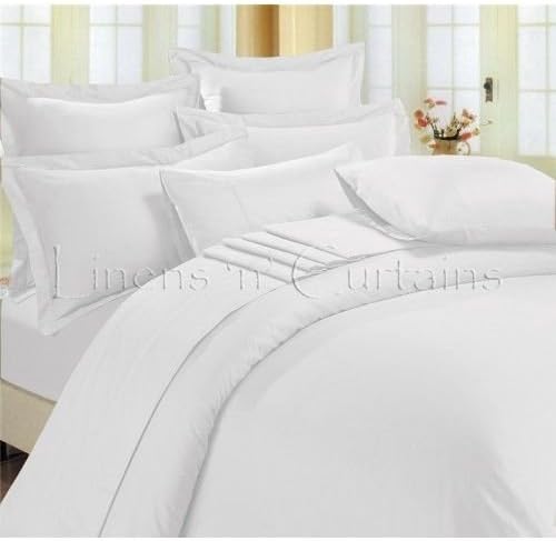 Brand New 1000 Thread Counts 22" Deep Pocket 1 Piece Fitted Sheet + 2 Piece Pillow Cases Crib/Baby Bed White Solid 100% Egyptian Cotton AP-1