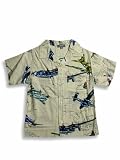 Kyds - Toddler Boys Short Sleeved Camp Shirt, Tan