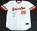 Frank Robinson Autographed Baltimore Orioles White Jersey 66 AL TC, 66 WS MVP, 586 HR's, 66 AL MVP, HOF 82, 56 NL ROY & 61 NL MVP PSA/DNA #K32352