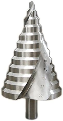 Nascco High Speed Steel Hss4241 Spiral Groove Step Drill Bit 6-60mm for use in hardness under 25° artifacts