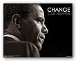 Barack Obama - Change 14"x11" Art Print Poster