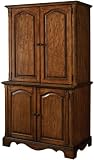 Country Casual Compact Office Cabinet and Hutch ILA042