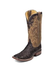 Mens JUSTIN BOOTS 13 Black Full 8504,9.5 D US