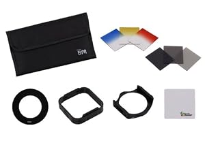 Bundle Monster 11in1 DSLR Camera ND Graduated Filters, Lens Hood, 55mm Adapter Ring + Case Accessory Set Combo