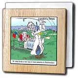 Golfing Doctor - 6 Inch Tile Napkin Holder
