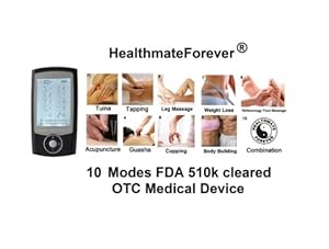 2014 Version 10 Modes Healthmateforever Super Value Tens Electrotherapy unit for pain management, light & portable Handfree Palm Size Digital Electronic Pulse Massager Unit for Electrotherapy Pain Management, as powerful as the one used in the chiropractor office, Acupuncture Physiotherapy Machine, It Has Backlit, Two Independent AB Channels, Independent Modes, Liftetime Warranty. This new model is based on Pro-8AB, but THREE NEW FEATURES: - modes and intensity are separately controlled in Channel A and Channel B. - it has two more custom made modes for legs and feet. It can treat two people or 2 targeted areas with different mode and intensity. It has double value just like using two TENS units to save lots of treatment time. Especially very helpful in multi pain relief, the injury recovery, post surgery recovery, muscle relaxation. - 80 minute timer setting. 100% Quality Guarantee, Lifetime Warranty.