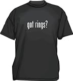 got rings? Men's Tee Shirt Large-Light Blue