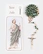 Bookmark Rosary - Saint Jude - Bookmark and Full 14" Rosary - Exclusively from the Studios of Cromo NB (Milano, Italy)