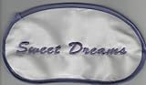 Sweet Dreams Soft Contoured Satin Eye Mask