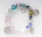 Pack of 12 Faith Story Corinth Religious Glass Beaded Bracelets 7