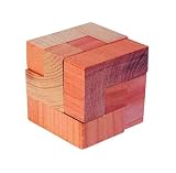 7 Part Cube Hard Mind Bending 3D Wooden Puzzle Jigsaw