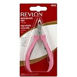 Revlon Beauty Tools Control Grip 1/4 Jaw Cuticle Nipper (Quantity of 3)
