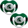 NCAA Michigan State Spartans 2 Pack Pacifier