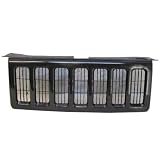 06-10 JEEP COMMANDER GRILLE W BLACK MOLDING (W MATERIAL BLACK BILLET GRILLE INSERT) by New Aftermarket Parts