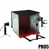Cube Lumi�re Softbox Diffuseur Tente DynaSun PB5L 40x40x40cm Boite Lumi�re Tr�pied 2x Lampe 4x Fondpar DynaSun