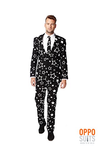 OppoSuits Starring Party Cosutme Suit with Adjustable Hem Tape