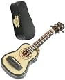 3-D Model Unisex Mini Classic Guitar Tie Tac Back Lapel Pin Brooch in Case