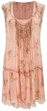 PRINTED CRINKLE SILK CHIFFON DRESS