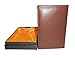 Travel Wallet and Passport Cover -RFID Blocking, Brown Leather Ideal for Men or Women