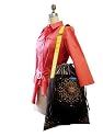 Yukiko Sato V3SL HANABI Tree of Vela Oversized TESAGE purse, Style 3S, Papaya Yellow Shoulder Strap, Cotton Canvas, Sling Shoulder bags with Japanese Drawstring Closure Top,
