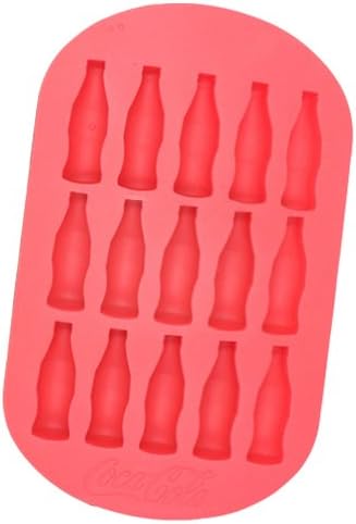 WOOTOP-Red Frozen Coca-Cola bottle shapes Silicone Ice Tray Mold 100% Food Grade Silicone CokeTray-R
