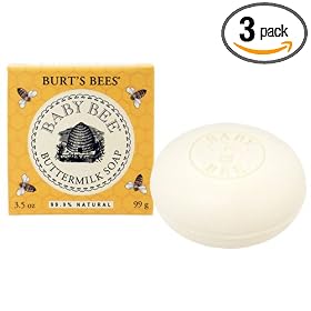Burt's Bees Baby Bee Buttermilk Soap, 3.5-Ounce Packages (Pack of 3)