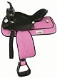 16" Pink, Purple, or Lime Green Synthetic Western Saddle