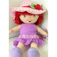 Large Strawberry Shortcake 20 Plush Doll In Purple Skirt