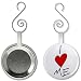 I HEART ME Valentine's Day 2.25 inch Button Style Hanging Ornament