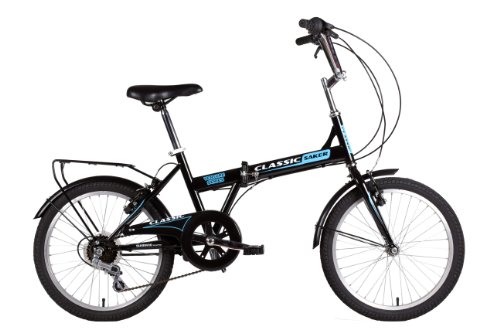 Classic Saker Folding Bike - Black ( Wheel 20 Inch, Frame 131/2 Inch)