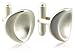 Sterling Silver Brushed Finish Concave Round Cuff Links by Catherine M. Zadeh