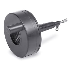 Cobra Products 80250 1/4-Inch-by-25-Foot Plastic Drain Clearing Drum Auger
