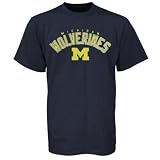 Michigan Wolverines Navy Blue Cobra T-shirt