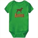 Baby Bodysuit Green " Chesapeake Bay Retriever ... ARRRRR!!! " Dogs 9 - 12 Months