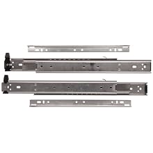 Sugatsune ESR3 304 Stainless Steel Drawer Slide, Full Extension, Positive Stop (Pair of 2)