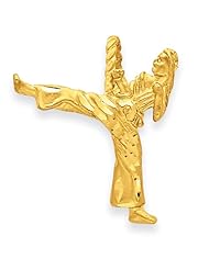 14k Girl Karate Charm