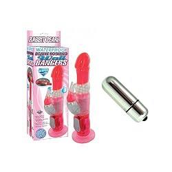 Pipedream Products Rabbit Pearl Waterproof Deluxe Rotating Wall Bangers Adult Sex Toy Kit