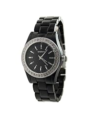 DKNY Black Plastic Ladies Watch NY8146