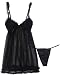 Cinema Etoile Women's Point D'Espirit Ruffle Babydoll - 614339