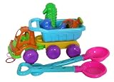 Sunshine Trading YS-1214 Dump Truck Sand Toy - 7 Piece Set