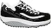 Skechers Women's Shape Ups Strength Wide Fitness Work Out Sneaker,Black/White,9.5 W US
