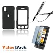 Black Durable Hard Protector Cover Case + LCD Screen Protector skin shield for LG KP500 Cookie + FREE SF Planet Neckstrap !