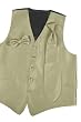 Tuxedo Vest Herringbone Bamboo with 2 ties!