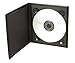 Neil Enterprises Inc. Black Faux Leather Single CD/DVD Holder with Optional 3.5