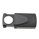 uxcell 携帯しやすい　30X 21mm　ブラック　折り畳み式のアイループ　宝石拡大鏡