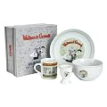 Ethos Wallace and Gromit Kids Ceramic Breakfast Set Gift Boxed, 4 Piece