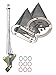 American Shifter 350780 Shifter Kit (4L60 8" E Brake Cable Clamp Clevis Trim Kit For C9F5D, 1 Pack)