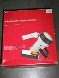 Rechargeable Halogen Spotlight - Includes Emergency 3-In-1 Light